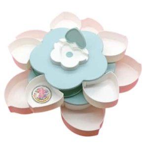 Hongzhuo Toples Kue Bunga Mekar 2 Tingkat